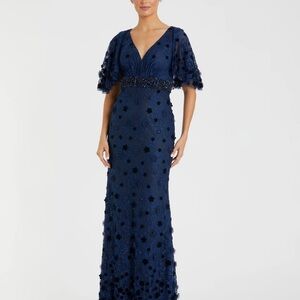 Mac Duggal 67712 NWT flower applique